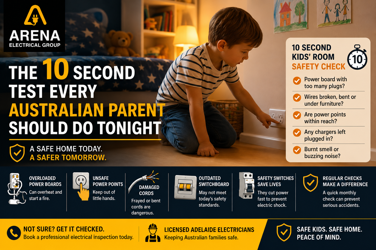 10-Second Electrical Safety Check Every Australian Parent Needs